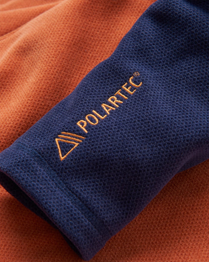 Men's Highland Polartec® Fleece - Rich Navy - Flatlay