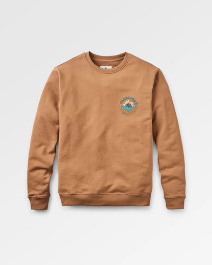 Dune Loopback Sweatshirt - Toffee - Flatlay