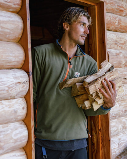 Switchback Micro Polartec® Fleece - Khaki - Lifestyle