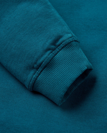 Waves & Trees Sweatshirt - Tidal Blue - Flatlay