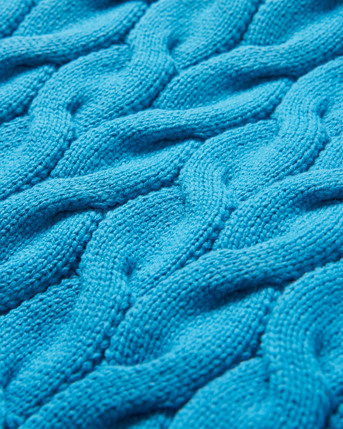 Comfort Knitted Jumper - Atlantic Blue - Flatlay