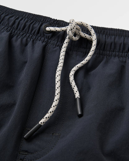 Drifter NetPlus® Lined Beach Short - Black - Flatlay