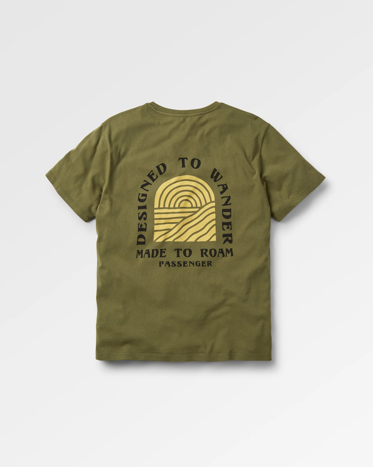 Sundown T-Shirt - Khaki - Flatlay