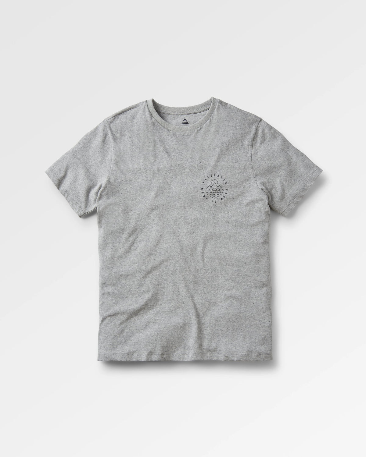 Escapism T-Shirt - Grey Marl - Flatlay