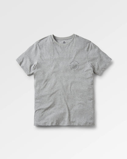 Escapism T-Shirt - Grey Marl - Flatlay