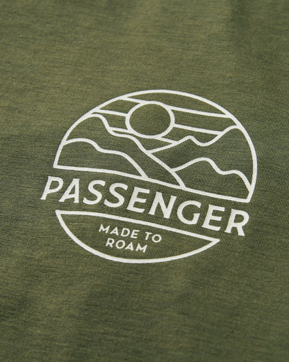 Sedona Active T-Shirt - Khaki - Flatlay