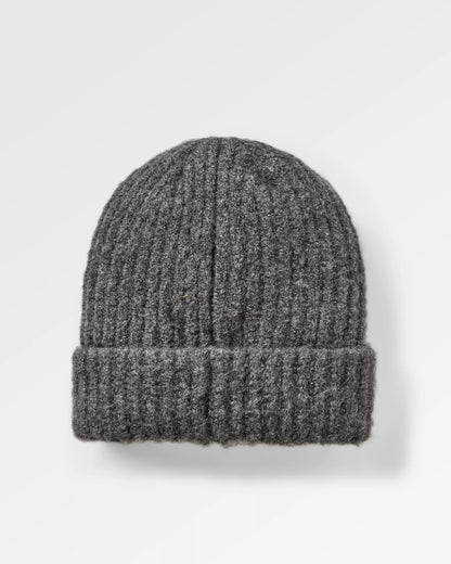 Redwood Fleece Lined Beanie - Grey - Flatlay