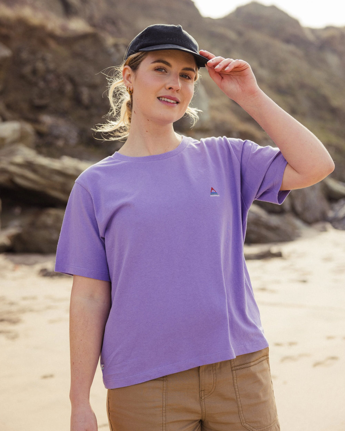 Classic T-Shirt - Retro Purple - Lifestyle