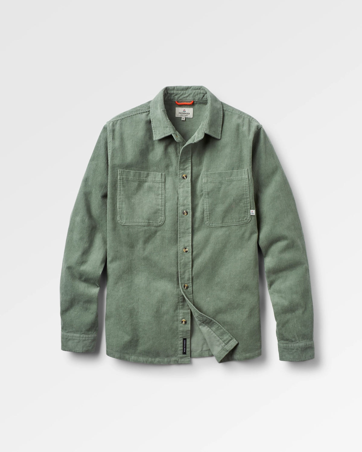 Backcountry Corduroy Shirt - Pistachio - Flatlay