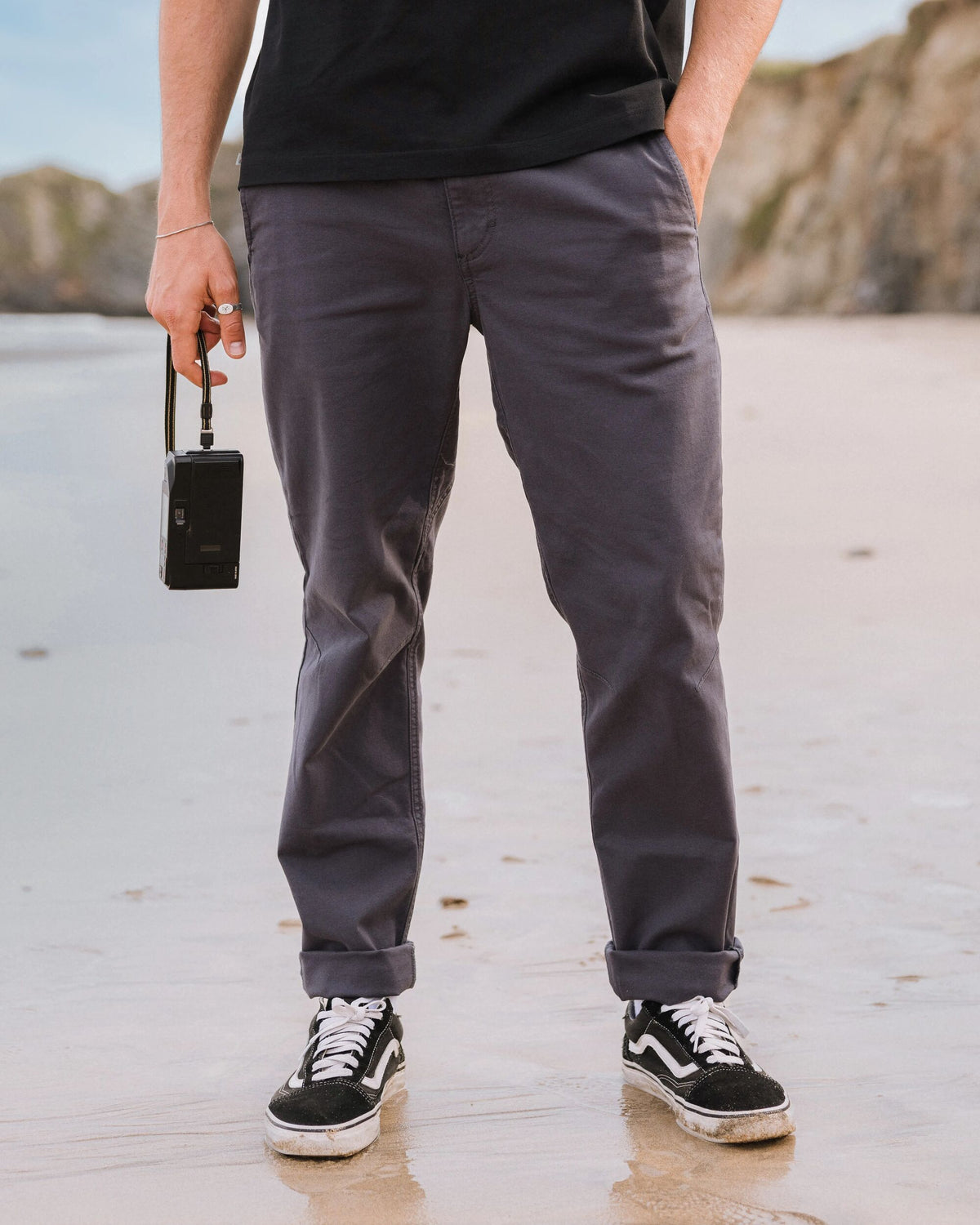 Horizon Regular Fit Trouser - Charcoal - Lifestyle