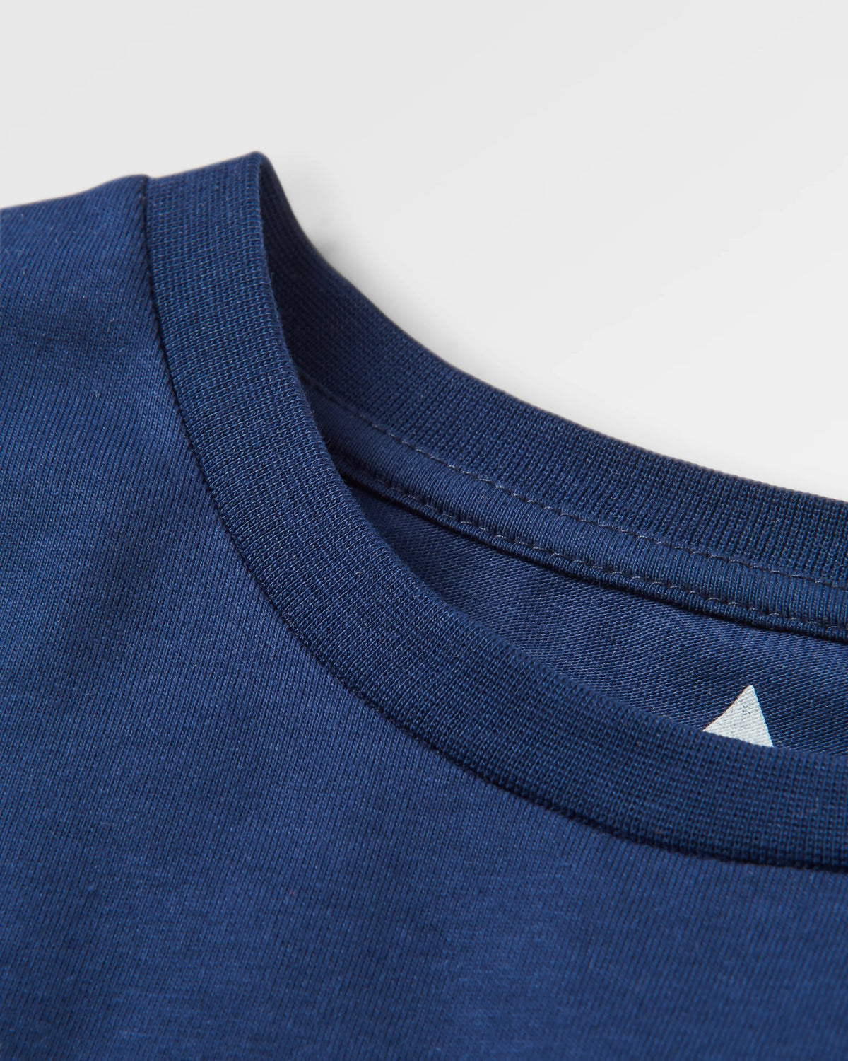 Phoenix Cotton T-Shirt - Rich Navy - Flatlay