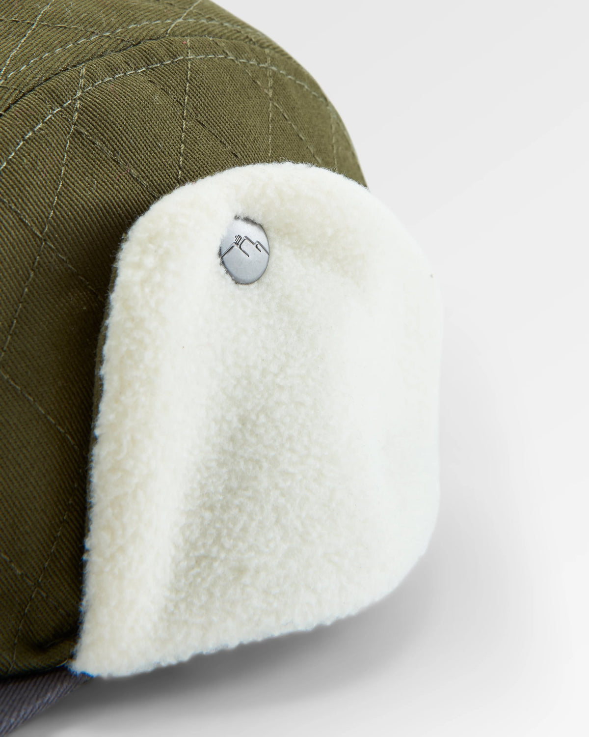 Nightfall Polar Fleece Lined Hat - Dusty Olive - Flatlay