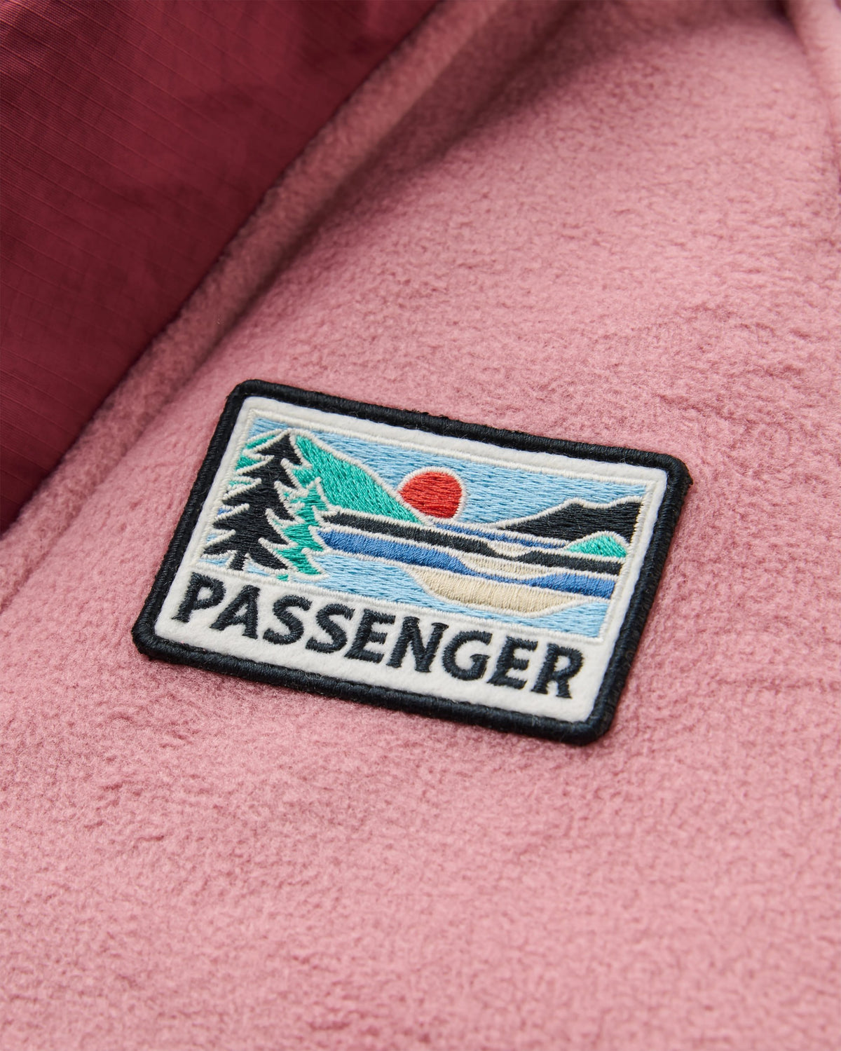 Alexander Hooded Polartec® Fleece - Pink Haze - Flatlay