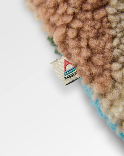 Clover Sherpa Fleece - Sun Patch Simply Taupe - Flatlay