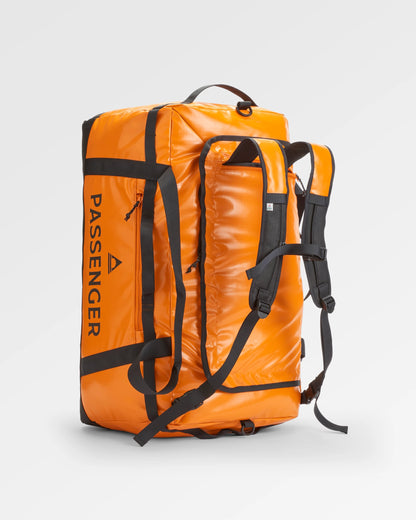 Roamer 80L Duffel Bag - Sunrise Orange - Flatlay