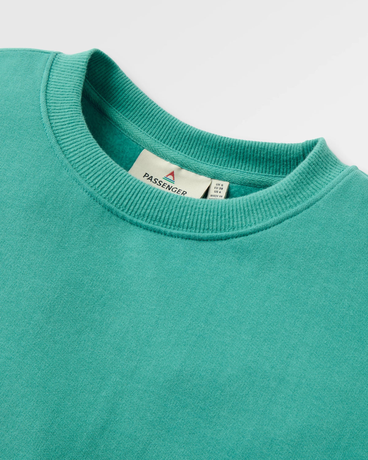 Heritage Women's Sweatshirt - Ocean Teal - Flatlay