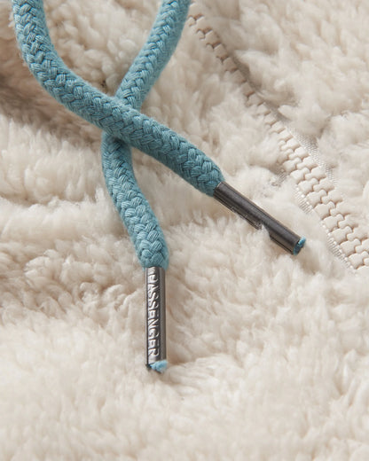 Nestling Polar-Lined Sherpa Fleece - Deep Plum - Flatlay
