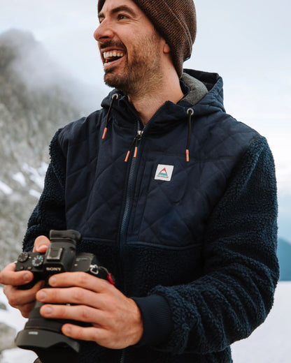 Adventure Deep-Pile Sherpa Fleece - Rich Navy - Lifestyle