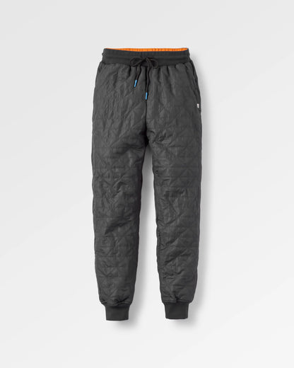 Homewood Quilted Jogger - Black - Flatlay