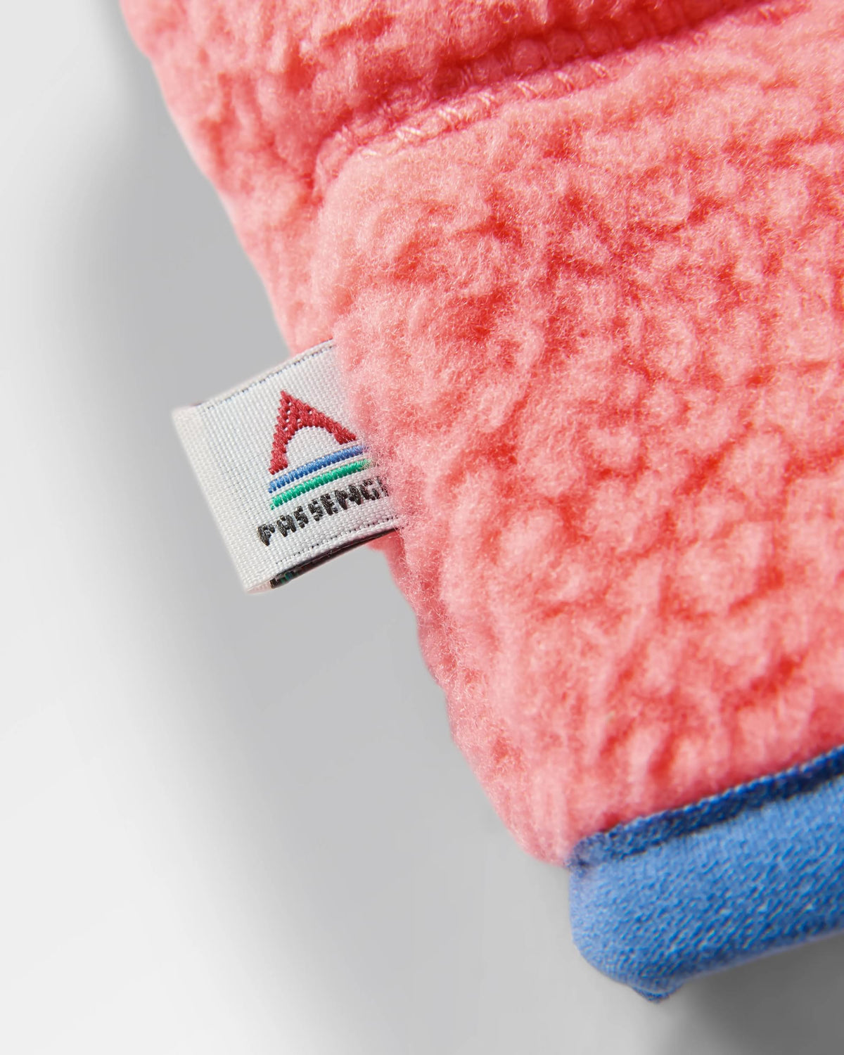 Maine 1/2 Zip Sherpa Fleece - Shell Pink - Flatlay