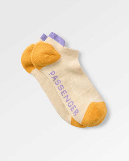 Classic Trainer Socks - Birch - Flatlay