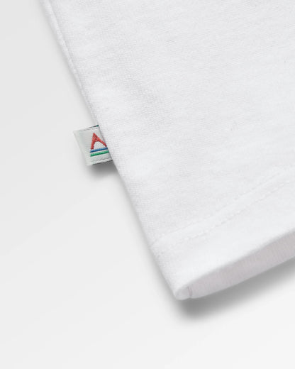 Classic Logo LS T-Shirt - White - Flatlay