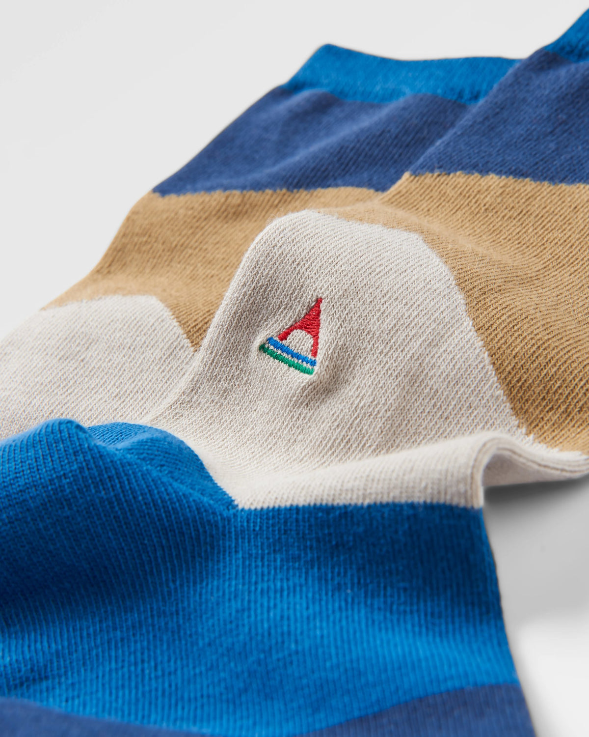 Panorama Midweight Crew Socks - Scenic Toffee - Flatlay