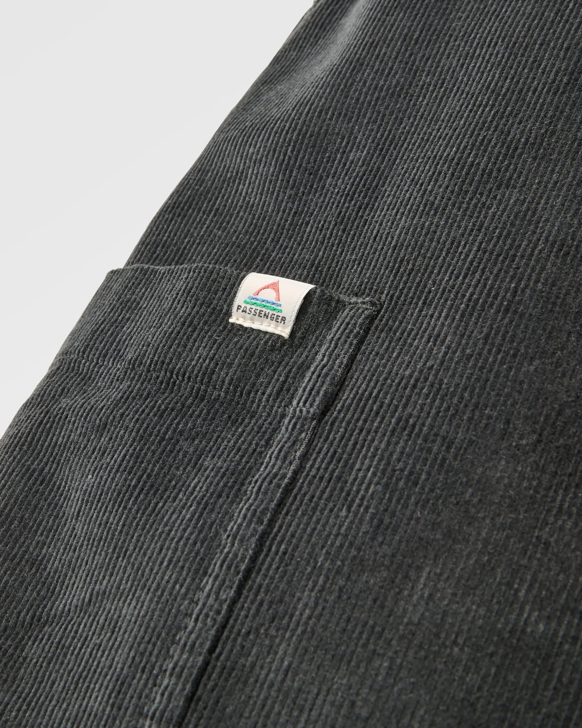 Someday Cotton Corduroy Trouser - Black - Flatlay