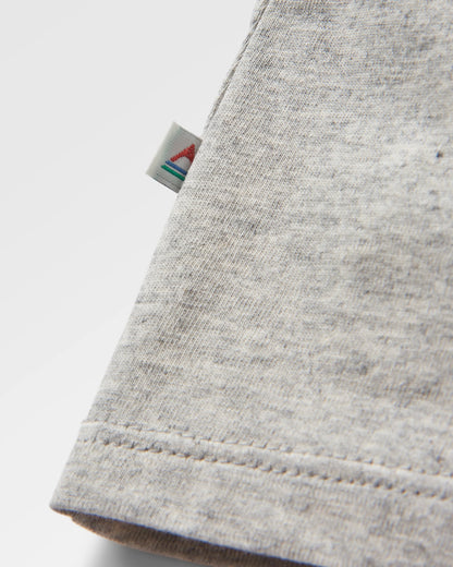 Classic LS T-Shirt - Mid Grey Marl - Flatlay