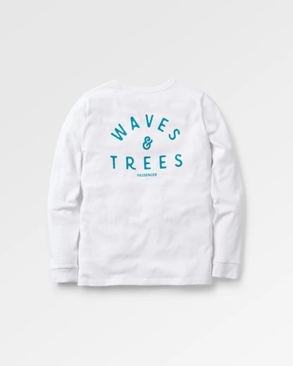 Penida LS T-Shirt - White - Flatlay