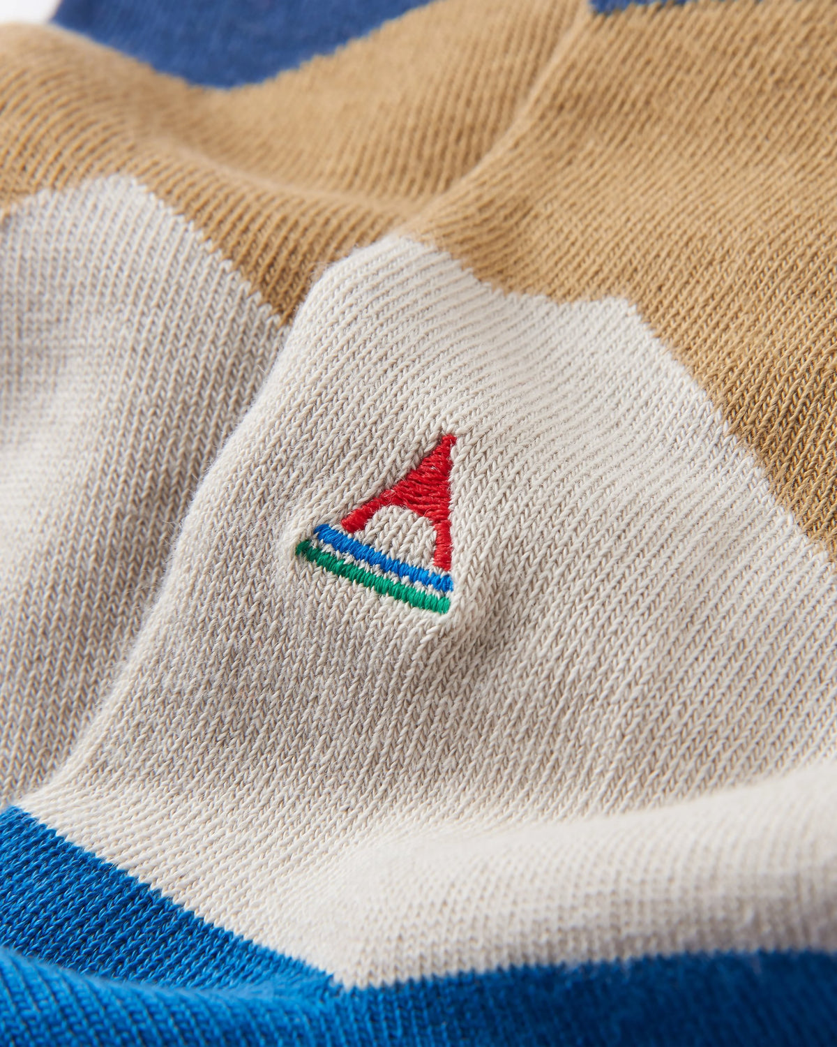 Panorama Midweight Crew Socks - Scenic Toffee - Flatlay