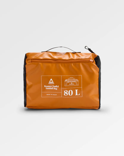 Roamer 80L Duffel Bag - Sunrise Orange - Flatlay