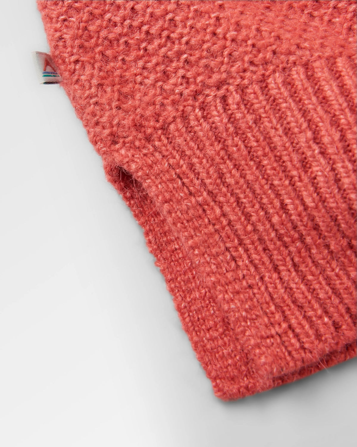 Cove Knitted Jumper - Mineral Red - Flatlay