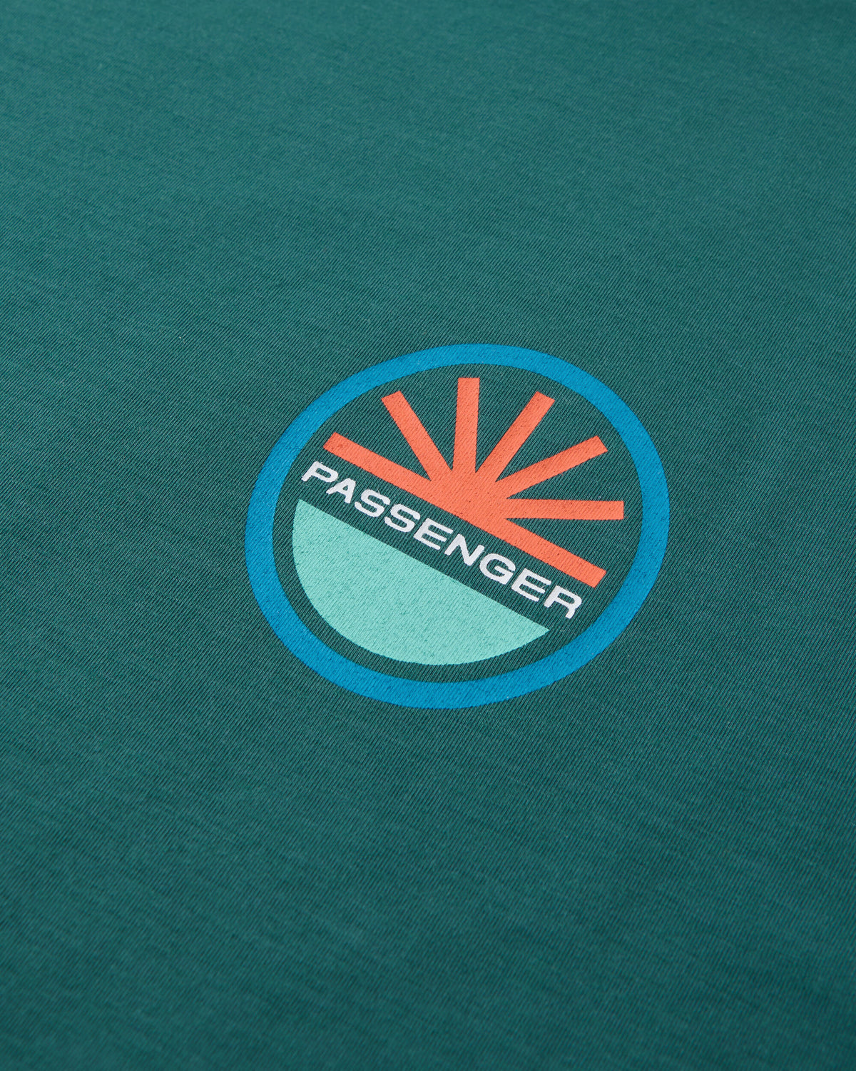 Chase The Light Drirelease® Active T-Shirt - Deep Ocean - Flatlay