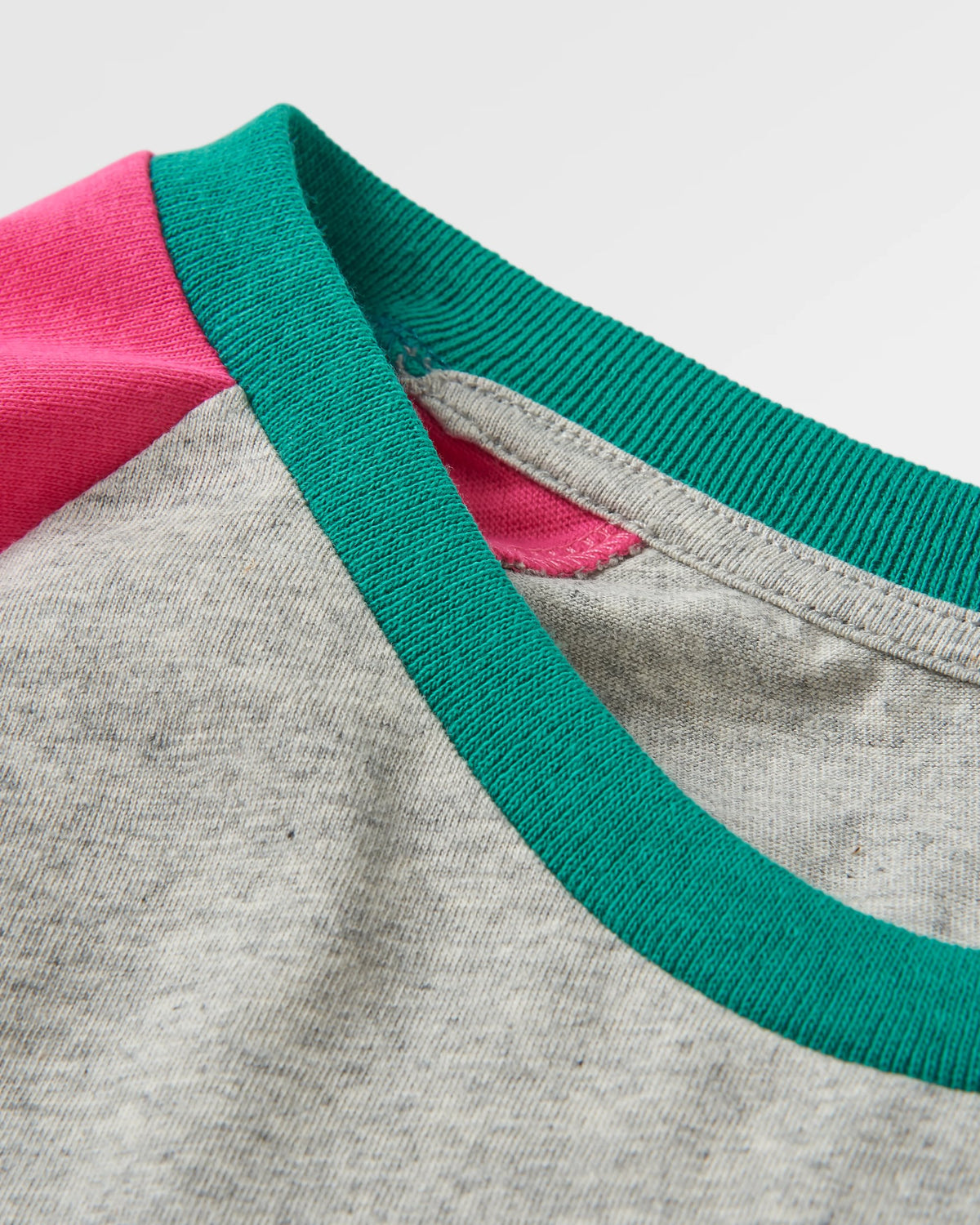 Riser LS T-Shirt - Mid Grey Marl - Flatlay