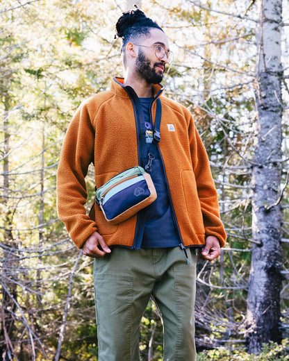 Navigate Hybrid Bike and Hip Pack - Deep Navy/Laurel Green - Lifestyle - Male
