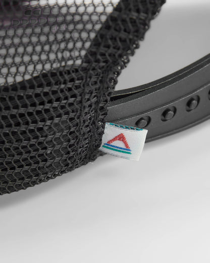 Odyssey Mesh Cap - Black/ Red Spice - Flatlay