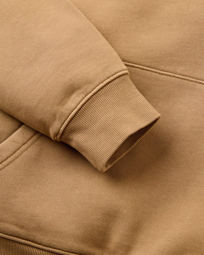 Vita Relaxed Fit Hoodie - Caramel - Flatlay