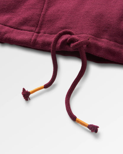 Jazz  Cotton Sweatshirt - Fig - Flatlay