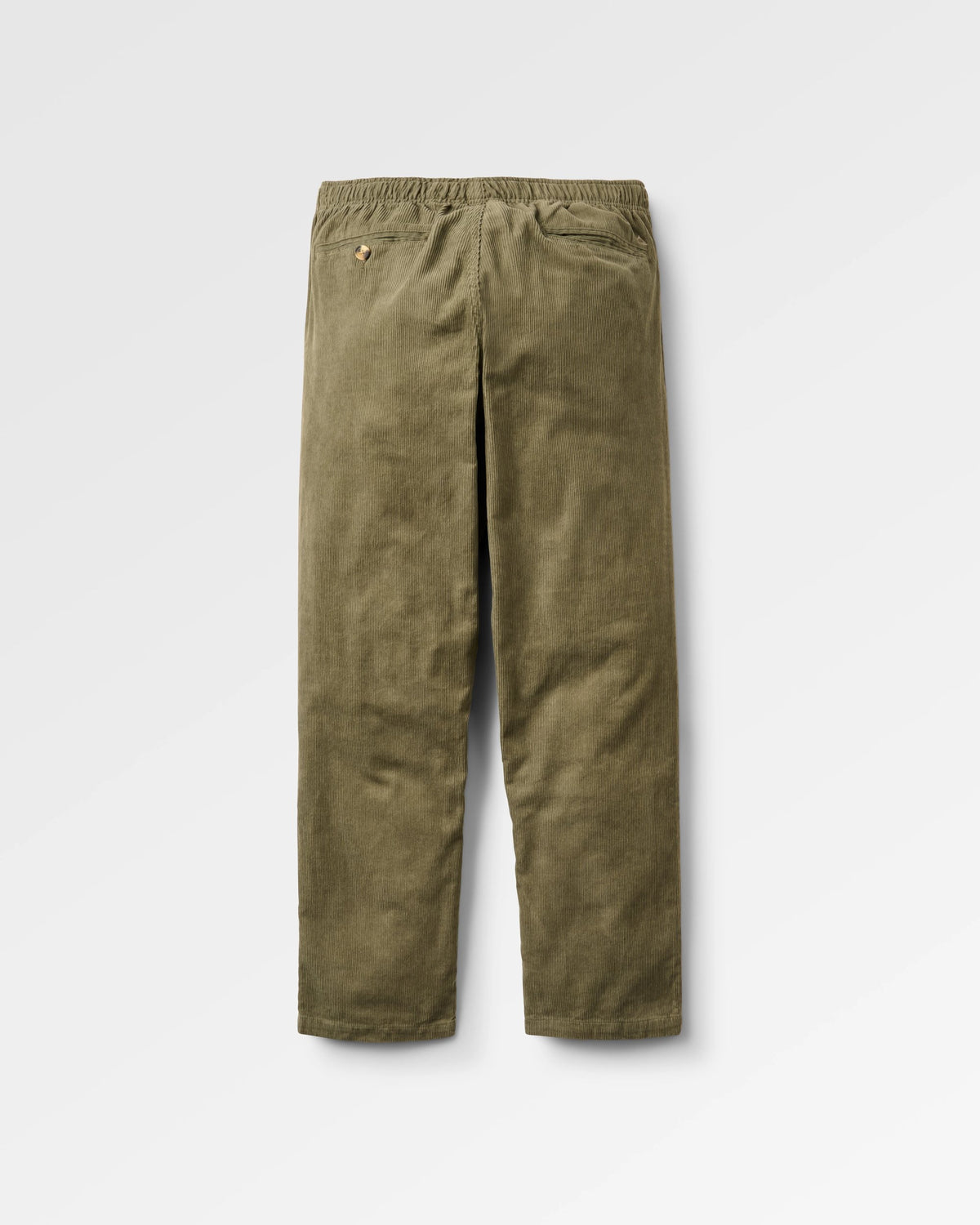 Adventurer Corduroy Trouser - Dusty Olive - Flatlay