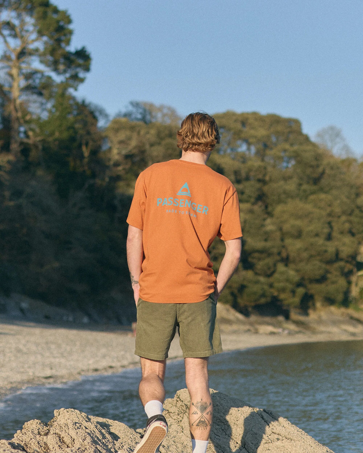 Passenger T-Shirt - Sunset Orange - Lifestyle