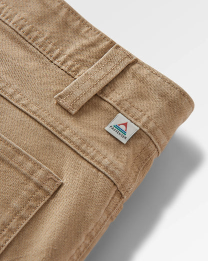 Vantage Cotton Canvas Trouser - Biscuit - Flatlay