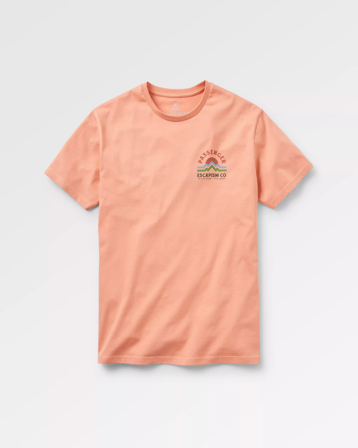 Dumont Relaxed Fit T-Shirt - Tawny Peach - Flatlay