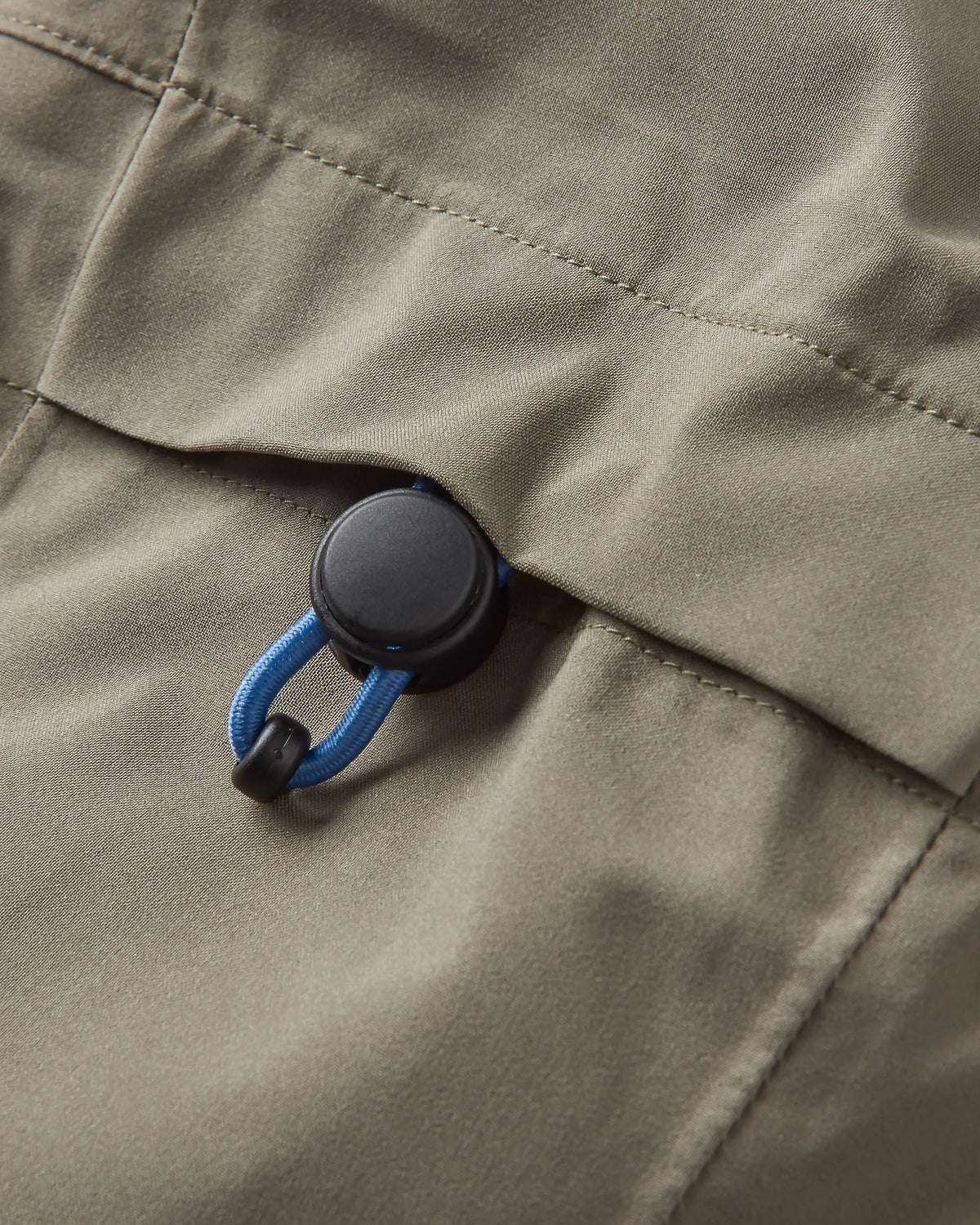 Downpour Waterproof Jacket - Tidal Blue/Arctic/Dusty Olive - Flatlay