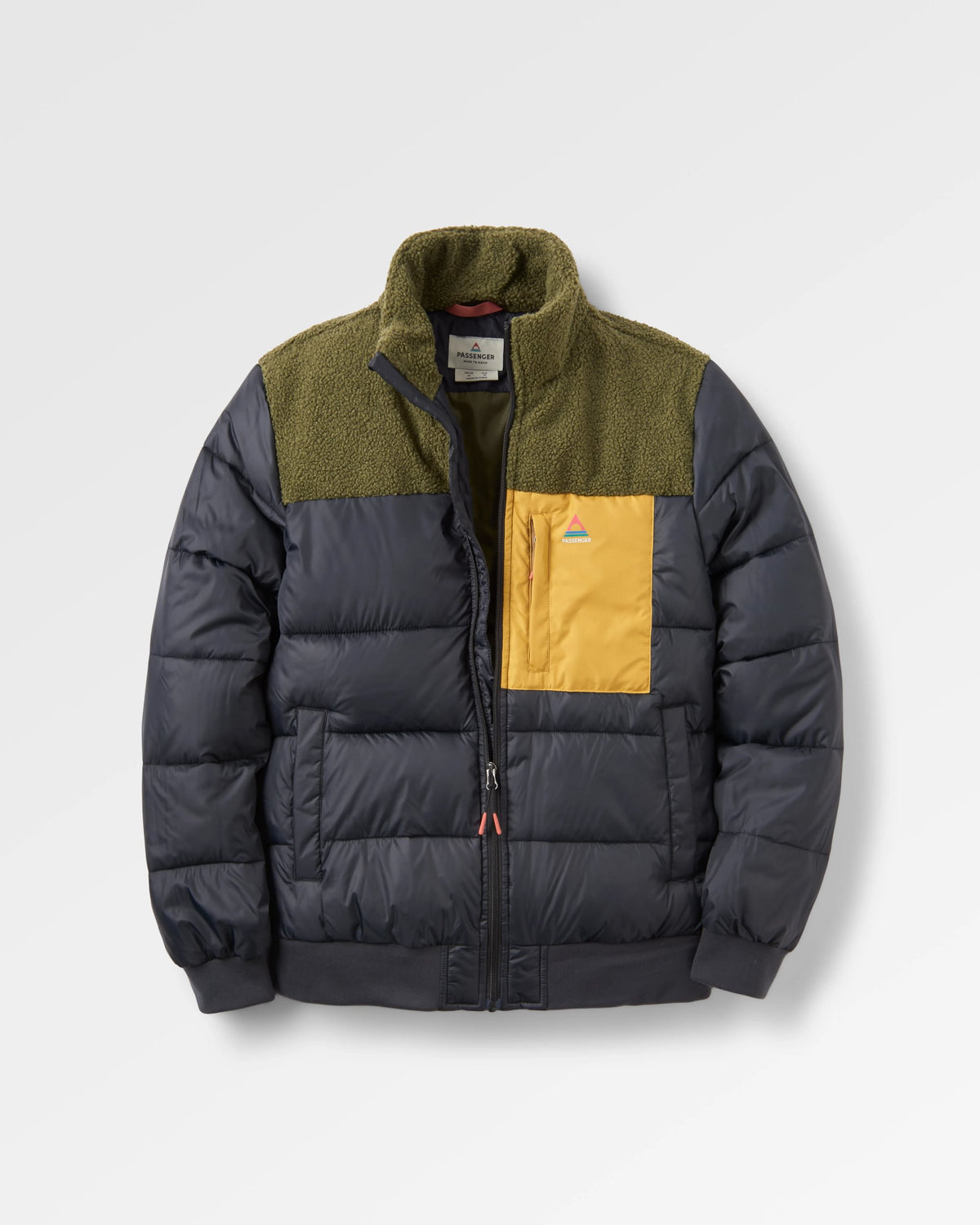 Journey Insulated Jacket - Black/Khaki - Flatlay