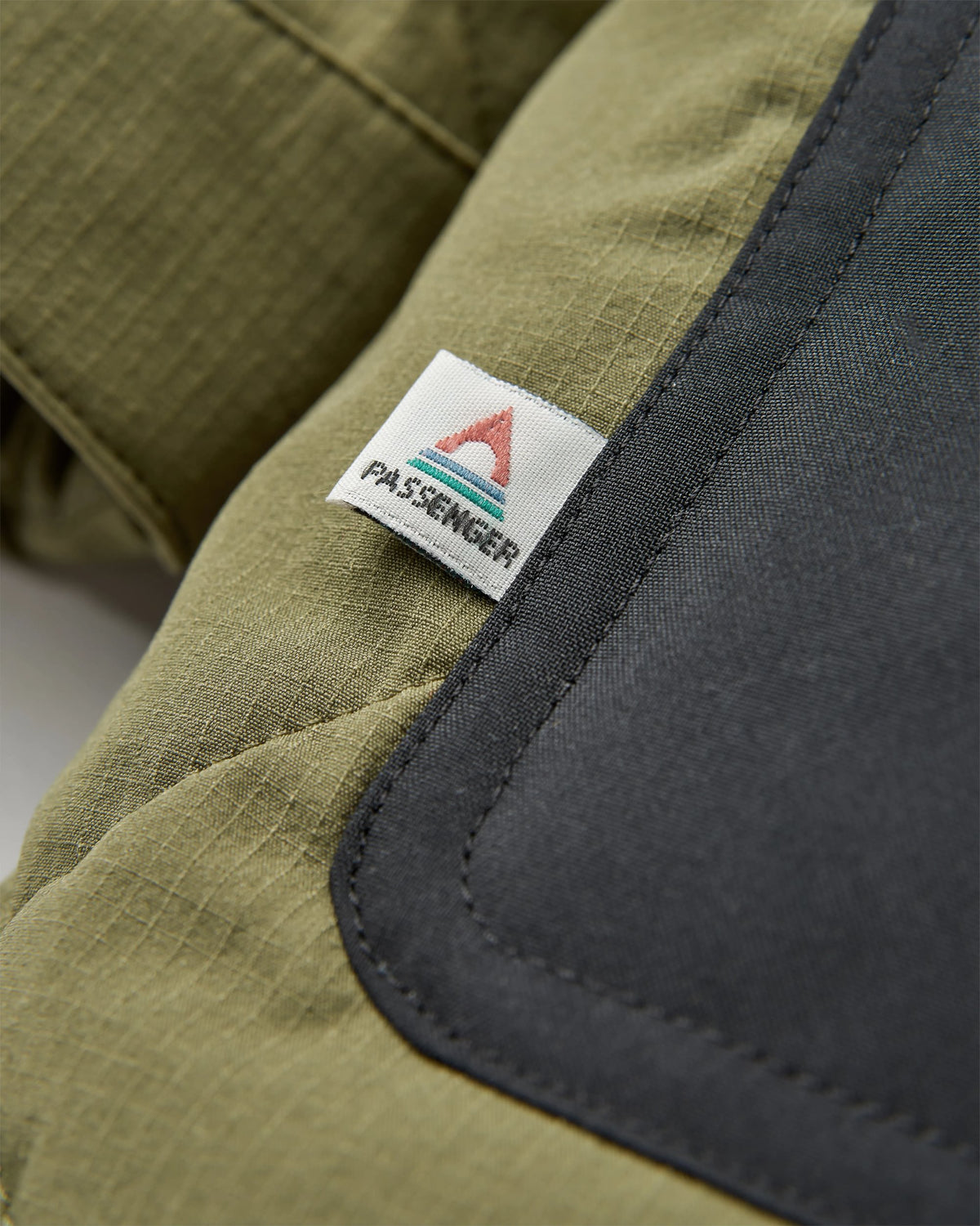 Campscape Fleece Lined Parka - Black/Khaki - Flatlay