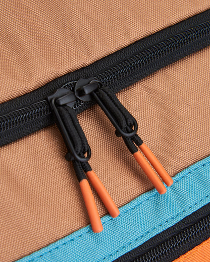 Boondocker 30L Duffel - Arctic/Retro Orange - Flatlay