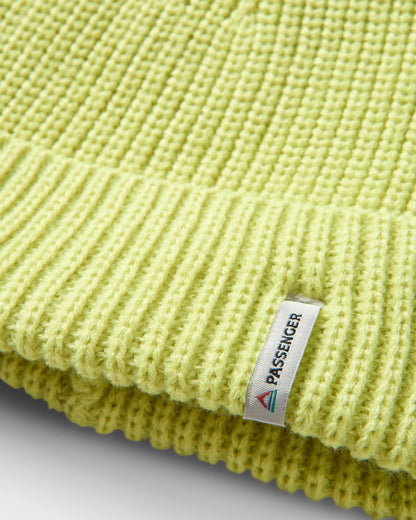 Compass Beanie - Lime Juice - Flatlay
