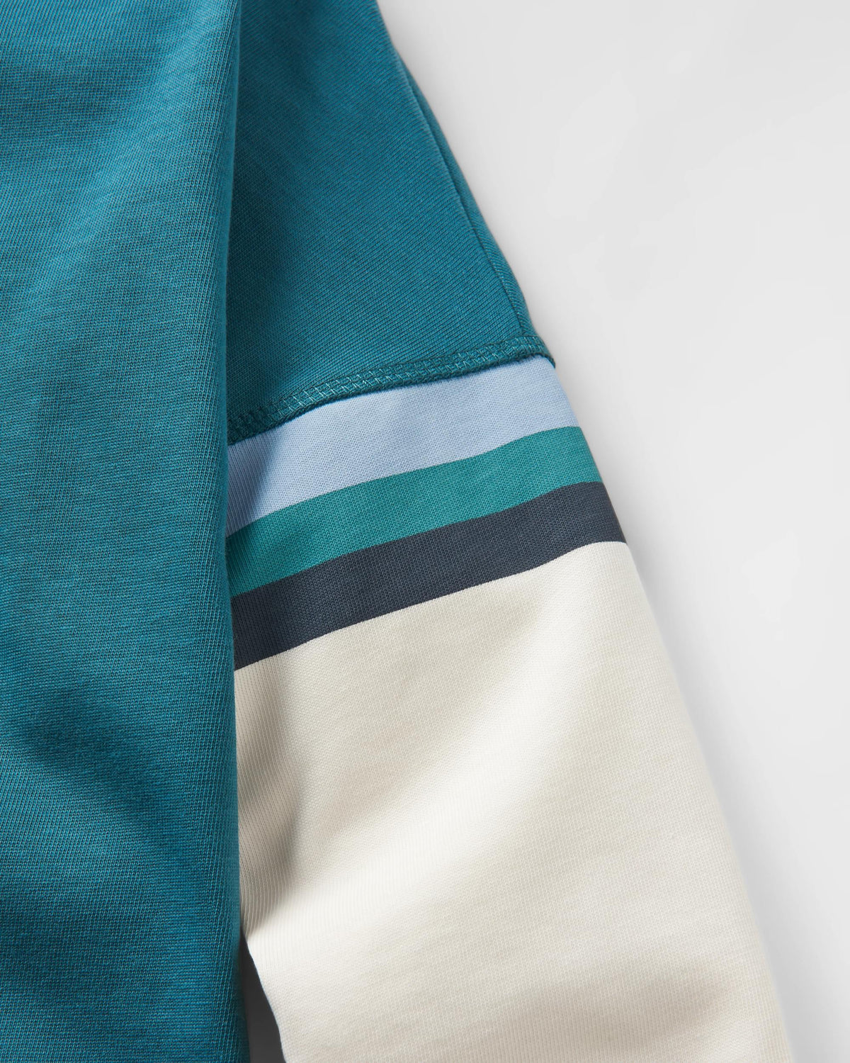 Dream Cotton Oversized LS T-Shirt - Mediterranean - Flatlay