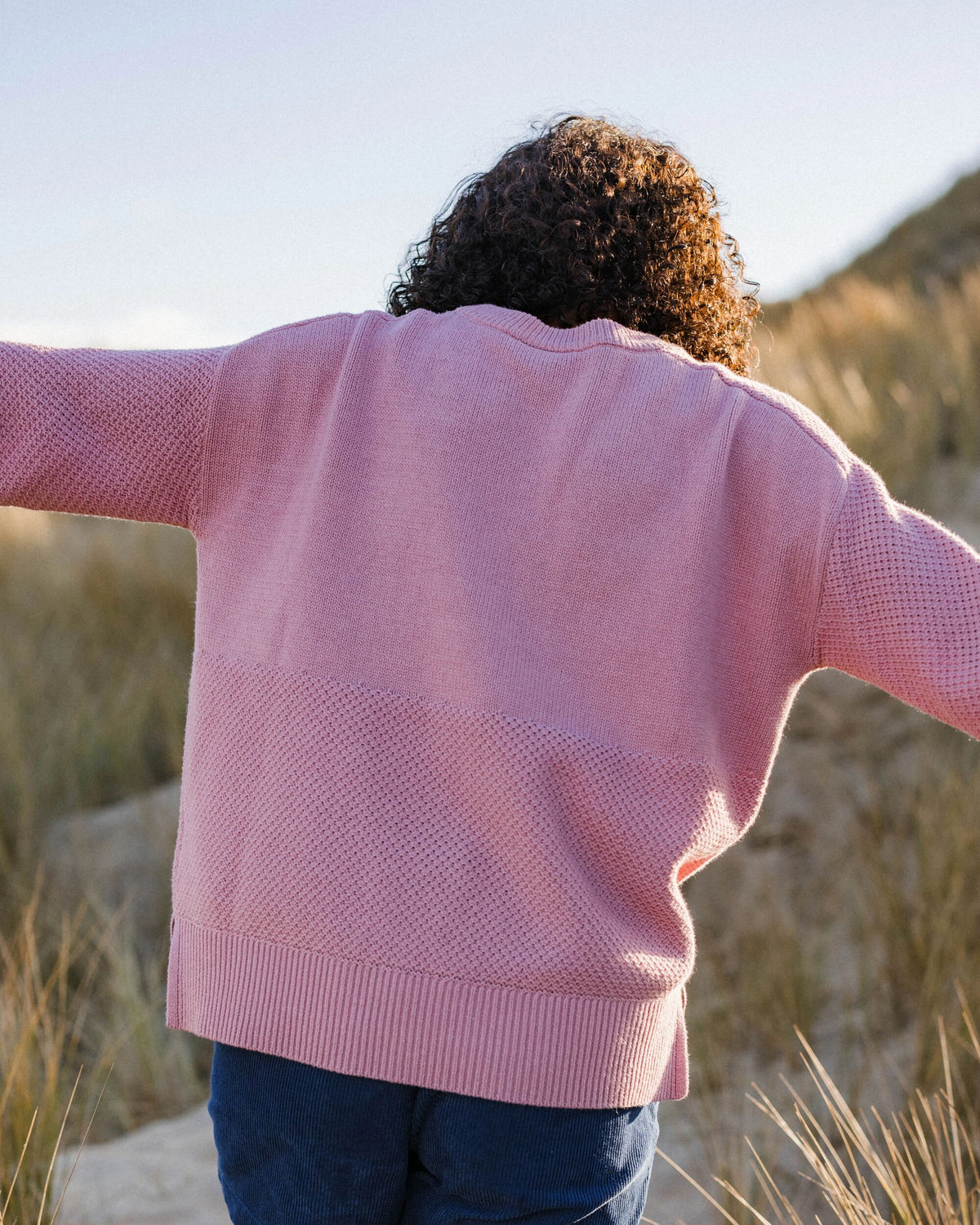 Cove Knitted Jumper - Pink Haze - Lifestyle